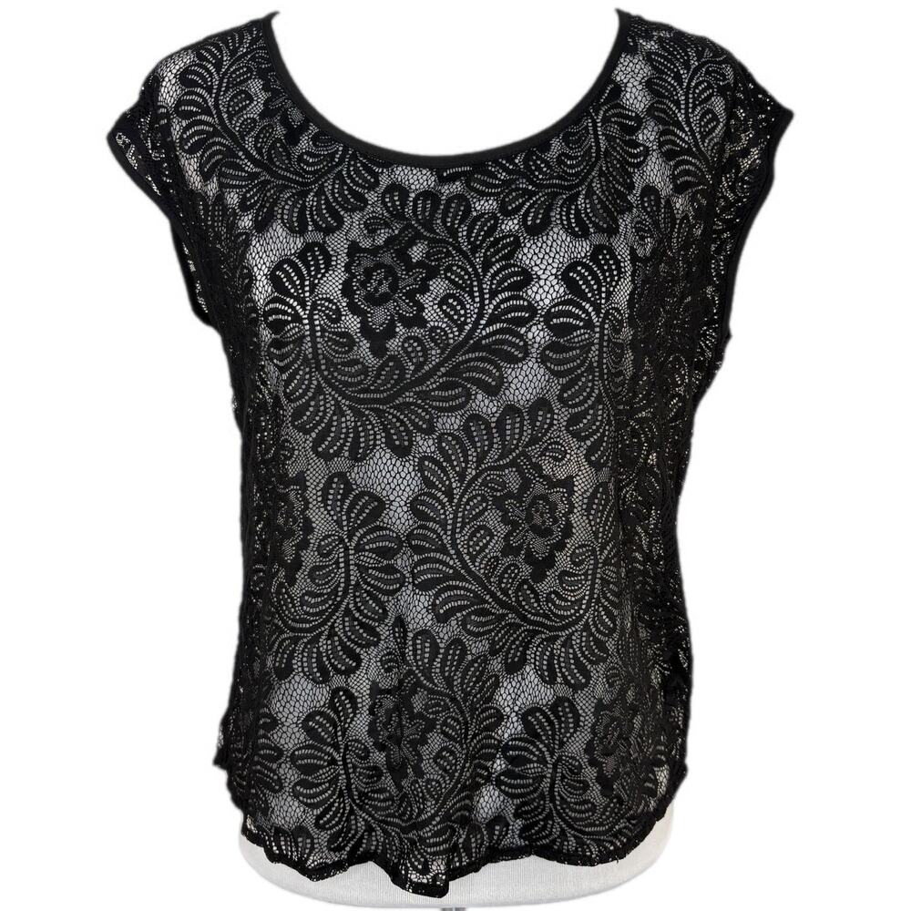 Express Sheer Lace Top - Women's Size XS